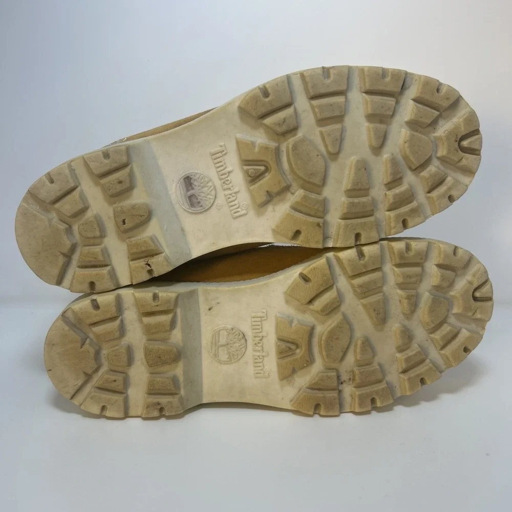 Timberland Women's Nellie Waterproof Chukka Boots Size 7.5M Wheat Nubuck Leather